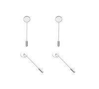 SQMSK 12 * 60MM 20 pz Fermagli per Capelli in Metallo Dorato Vassoio Mollette per Capelli Vassoio per Capelli Bobby Pin con Vassoio Vuoto Cornice Rotonda Impostazioni Vassoi per Perno di Capelli