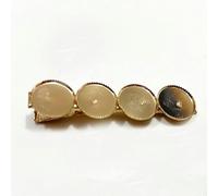 SQMSK 3.5-7CM 5 pz Fermagli per Capelli in Metallo Dorato Vassoio Mollette per Capelli Vassoio Forcine per Capelli con Vassoio Vuoto Cornice Rotonda Impostazioni Vassoi per Forcina per Capelli Fai da