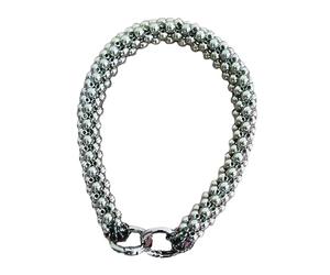 SQMSK 30-50cm 3 Pezzi Manici Corti per Borse Manico per Borse con Perle per Fare Borse di Ricambio Tracolle a Catena Manici per Borse in Rilievo Cinghie a Catena per Borsa