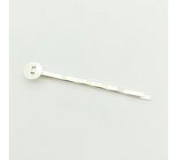 SQMSK 55*8MM 20 pz Fermagli per Capelli in Metallo Dorato Vassoio Mollette per Capelli Vassoio per Capelli Forcine con Vassoio Vuoto Cornice Rotonda Impostazioni Vassoi per Perno di Capelli Fai da Te