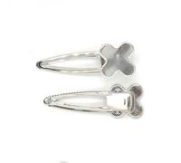 SQMSK 70 * 24MM 30 pz Fiore Fermagli Per Capelli In Metallo Vassoio Mollette Per Capelli Vassoio Per Capelli Bobby Pin Con Vassoio Vuoto Cornice Rotonda Impostazioni Vassoi per Perno Di Capelli