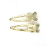 SQMSK 70 * 24MM 30 pz Fiore Fermagli Per Capelli In Metallo Vassoio Mollette Per Capelli Vassoio Per Capelli Bobby Pin Con Vassoio Vuoto Cornice Rotonda Impostazioni Vassoi per Perno Di Capelli