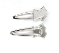 SQMSK 73 * 31MM 50 Pezzi T-Shirt Fermagli per Capelli in Metallo Vassoio Mollette per Capelli Vassoio per Capelli Forcine con Vassoio Vuoto Cornice Rotonda Impostazioni Vassoi per Perno di Capelli