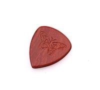 SQMSK Plettri in Legno massello con Motivo a Farfalla 2 Pezzi Plettri per Chitarra Acustica elettrica per Basso Plettri per Chitarra Classica Ukulele