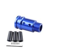 Sqnbra Adattatore Universale Per Pomello Del Cambio Manuale Per Auto Per Filettatura M18*1,5 In Lega Alluminio Pomello Cambio Testa(Blu)