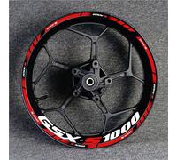SQNYDH Adesivo per Cerchioni di Motociclette per Suzuki GSX-S1000 GSXS1000 GSX S1000 Adesivi Cerchioni Adesivi Mozzi Ruota Adesivi Riflettenti Ruote Set di Adesivi Riflettenti per Ruote(Colore 8)
