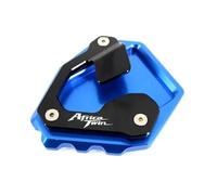 SQNYDH CNC Estensione Cavalletto Laterale per Moto Supporto Cavalletto Laterale per CRF1000L CRF 1000L Africa Twin DCT 2016 2017 2018 2019 Inclinazione migliorata(Blu,X-1)