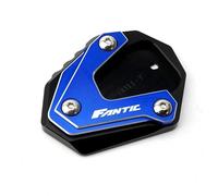 SQNYDH CNC Supporto per Cavalletto Laterale Estensore per Moto per Fantic Caballero Flat Track 125 250 Rally Scrambler Piastra di Estensione Inclinazione migliorata(Blu)