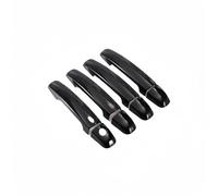SQNYDH Copertura Maniglia Coprimaniglia Portiera Auto Per Suzuki Per Swift SX4 2005-2017 Coperture Decorative Esterne Argento Cromato Nero Lucido Porta Esterna Auto(Nero 3)