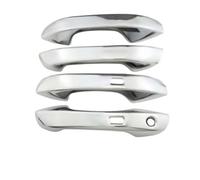 SQNYDH Copertura Maniglia Coprimaniglia Portiera Auto Per VW Per ID Per Buzz 2022-2023 Esterna Argento Cromato Effetto Fibra Di Carbonio Porta Esterna Auto(Argento)