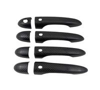SQNYDH Copertura Maniglia Rivestimento Per Maniglia Esterna Auto Per Maserati Per Levante 2016-2019 2020 2021 2022 2023 2024 Con 2/4 Fori Smart Nero Lucido Porta Esterna Auto(Colore 1)