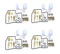 SQNYDH Kit di Riparazione Carburatore Moto per Ho&NDA V45 Magna VF750C VF750 VF 750 C 750C 1982 4 Set Parti di Ricambio per La Ricostruzione Kit di revisione riscaldatore carburatore(Imposta 1)