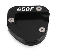 SQNYDH Piastra di Supporto per Cavalletto Laterale con Estensione per Pedana per Motocicletta per Suzuki Bandit 650 S 650S 2007-2012 Cuscinetto Staffa Laterale Moto(Nero,X-1)