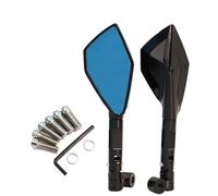SQNYDH Specchietto Retrovisore per Moto per Kawasaki Z900 Z1000 Z800 Z750 Z650 Z300 Z250 Z125 Z 300 250 125 750 Specchietti Retrovisori Laterali Specchietto retrovisore per Manubrio per Moto(Nero)