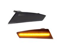 SQOFHA Indicatori di Direzione Per Jeep Per Liberty Per KK 2008-2012 Paraurti Anteriore Ambra Bianco Luci Posizione Laterali Luce Parcheggio DRL Assemblea(Smoked Lens Amber)