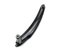 SQOFHA Maniglia interna Pannello di rivestimento interno anteriore e posteriore per BMW E70 E71 X5 X6 2007 2008 2009 2010 2011 2012 2013 2014 Maniglie interne portiere(CarbonF-Right-Front)