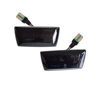 SQOFJDF 2421240031Luce Intermittente Dinamica Per Cruze 2009-2014 2Pcs LED Dynamic Car Blinker Side Marker Turn Signal Lights Lamp(Smoked Type)