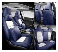 SQOFJDF Copri-Sedile Coprisedili Coprisedile Auto In Pelle Personalizzato 5 Posti Accessori Per Mercedes Per Benz Per Una 160 A180 A260 A200 W176 W177 Cuscino(BLUE WHITE LUX)