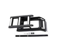 SQOFJDF Portapacchi Auto Accesso al Portapacchi con Scala Sollevabile Pieghevole per Defender 110 L851 2020-2024 Portatutto Portapacchi(Silverblack)