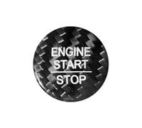 SQOFJGIGN Auto Decorazioni Pulsante avviamento Motore Copertura Decorativa Fibra Carbonio per Accord per CRV per Civic Adesivo Universale per Auto