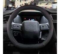 SQOFJGIGN Copri Volante per Citroen C4 2021-2023 Coprivolante Auto in Pelle PU Antiscivolo Accessori Auto Copri Volante per Auto(Nero)