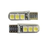 SQOFJGIGN direzione Freccia Luci Per Auto 12V DC Alloggiamento Lampada A Cuneo Laterale In Silicone LED T10-5050-6SMD Parti Ricambio Canbus Bianche