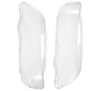 SQOFJGIGN Faro dell'automobile 2 Pezzi per BMW X5 E53 2000-2003 Coprilente per Fari Auto Coprilampada in Vetro di Ricambio (Sinistra + Destra)