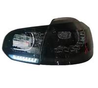 SQOFJGIGN LED Fanale posteriore Fendinebbia Posteriore + Luce Freno + Retromarcia + Indicatori Di Direzione Dinamici Per VW Per MK6 Per Golf 6 R 2009-2013 Fanale Posteriore A LED(Smork)