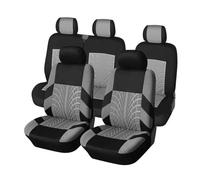 SQOFJGIGN Protezione tutte stagioni Coprisedili Per Auto Universali Per 7 Posti Petector Per Seggiolini Auto Per Auto Camion Furgone Accessori Interni Auto Impermeabile(5pcs-gray)