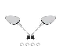 SQOFJGIGN Specchietto Retrovisore Laterale Sinistra Destra Specchio Retrovisore Cromato per Vespa per Sprint 50 125 150 2014 2015 2016 2017 2018 2019 2020 2021 2022 Accessori Moto