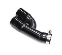 SQOFJGIGN Terminale di Scarico 1 Pz Tubo di Scarico Nero Punta di Scarico per Auto per BMW per F30 F31 320i 318i F32 F33 420i 418i 2013-2016 Ugello Punta Marmitta Tubo di Scarico Auto(Nero)