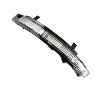 SQOGJSGZ 3T0949101 3T0949102 Indicatore Direzione Specchietto Retrovisore Per Skoda Per Octavia 1Z5 2009-2012 Lente Trasparente Alloggiamento Argento Lampada Indicatore(Sinistra)