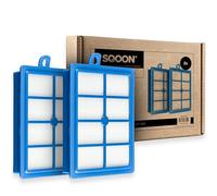 SQOON 2 filtri di ricambio HEPA13 per aspirapolvere Philips FC8031, AEG, Electrolux, Tornado per filtro aspirapolvere Volta accessori