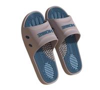 SQOYEI Bagno Antiscivolo Pantofole per Massaggio per Il Socio, Salute Scarpe da Massaggio Morbida Elasticità Pantofole per Digitopressione(44-45 EU,Light gray)