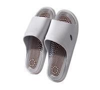 SQOYEI Pantofole per Massaggio per Gli Appartamenti, Alberghi Salute Scarpe da Massaggio Antiscivolo Pantofole per Digitopressione(Gray,46-47 EU)