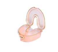 SQOYEI Pc Contenitore per Apparecchi Ortodontici Porta Apparecchio Denti Sigillato e a Prova di perdite Porta Bite Dentale con Cestello di Scarico, Ufficio(Arancia)