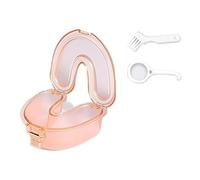 SQOYEI Pc Contenitore per Apparecchi Ortodontici Porta Apparecchio Denti Sigillato e a Prova di perdite Porta Bite Dentale con Cestello di Scarico, Ufficio(Set F)