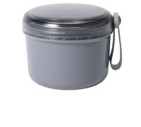 SQOYEI Porta Apparecchio Denti con Coperchio, Guarnizione Porta Bite Dentale con Cestello di Scarico Portatile Ventilazione per Il Viaggio Grande Capacità(Gray,B)