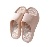 SQOYEI Scarpe da Massaggio Leggero, Al Coperto Antiscivolo Pantofole da Massaggio per I Genitori, Amici Pantofole per Digitopressione(Pink,36-37 EU)