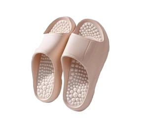 SQOYEI Scarpe da Massaggio Leggero, Al Coperto Antiscivolo Pantofole da Massaggio per I Genitori, Amici Pantofole per Digitopressione(Pink,36-37 EU)