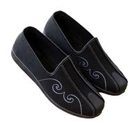 SQOYEI Scarpe Old Beijing Scarpe da Taekwondo per Esercizi Mattutini, Camminata Tai Chi Scarpe Uomo Traspiranti Antiscivolo per Papà Leggere(40 EU)