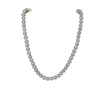 SQPZM Collana di Perle per Donna in Perle d'Acqua Dolce Naturali, Bianco Naturale con Luce Elegante, Gioiello Classico per Tutti i Giorni e Occasioni Speciali