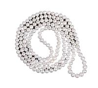 SQPZM Collana di Perle per Donna in Perle d'Acqua Dolce Naturali, Bianco Naturale con Luce Elegante, Gioiello Classico per Tutti i Giorni e Occasioni Speciali