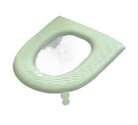 SQQCREATO Copri Sedile WC Copriwater | Sedile scaldabagno Cuscinetto impermeabile in EVA(Green)