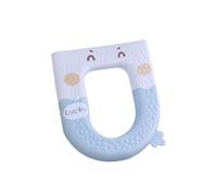 SQQCREATO Copri Sedile WC Tappetino copriwater Lavabile | Custodia impermeabile for coperchio a forma di O, bidet, accessori for il bagno(Color-E)