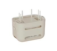 SQQCREATO Porta Modem Da Parete Scatola portaoggetti for router Organizzatore for cavi WiFi Supporto superiore for TV for modem wireless Scaffale for presa Gestione Home Office(A2)