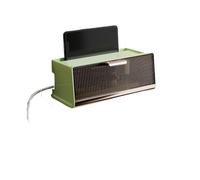 SQQCREATO Porta Modem Da Parete Scatola portaoggetti for scaffale for router WiFi wireless da appendere al muro Custodia for cavo metallico Staffa di alimentazione Organizzatore Plug Board(Green 1)
