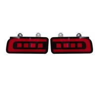 SQRHDF Fendinebbia Auto Coppia luci stop a LED paraurti posteriore, accessori auto per CR-V, per CRV 2015-2016, fendinebbia a, indicatori di direzione(Red Shell)