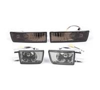 SQRHDF Fendinebbia Auto Set 4 pezzi paraurti anteriore fumé fendinebbia + indicatore di direzione per VW per Jetta MK3 per Golf 1992 1993 1994 1995 1996 1997 Fendinebbia a LED
