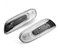 SQRHDF indicatore direzione Per Mini Per Cooper F55 F56 F57 2X Dynamic LED Indicatori Di Direzione Laterali Sequenziali Lente Fumé Freccia Retrovisore(Dynamic Crystal)
